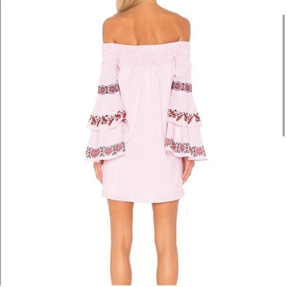 Vava by Joy Han Off The Shoulder Pink Beatrice Dress Size S - Picture 3 of 13